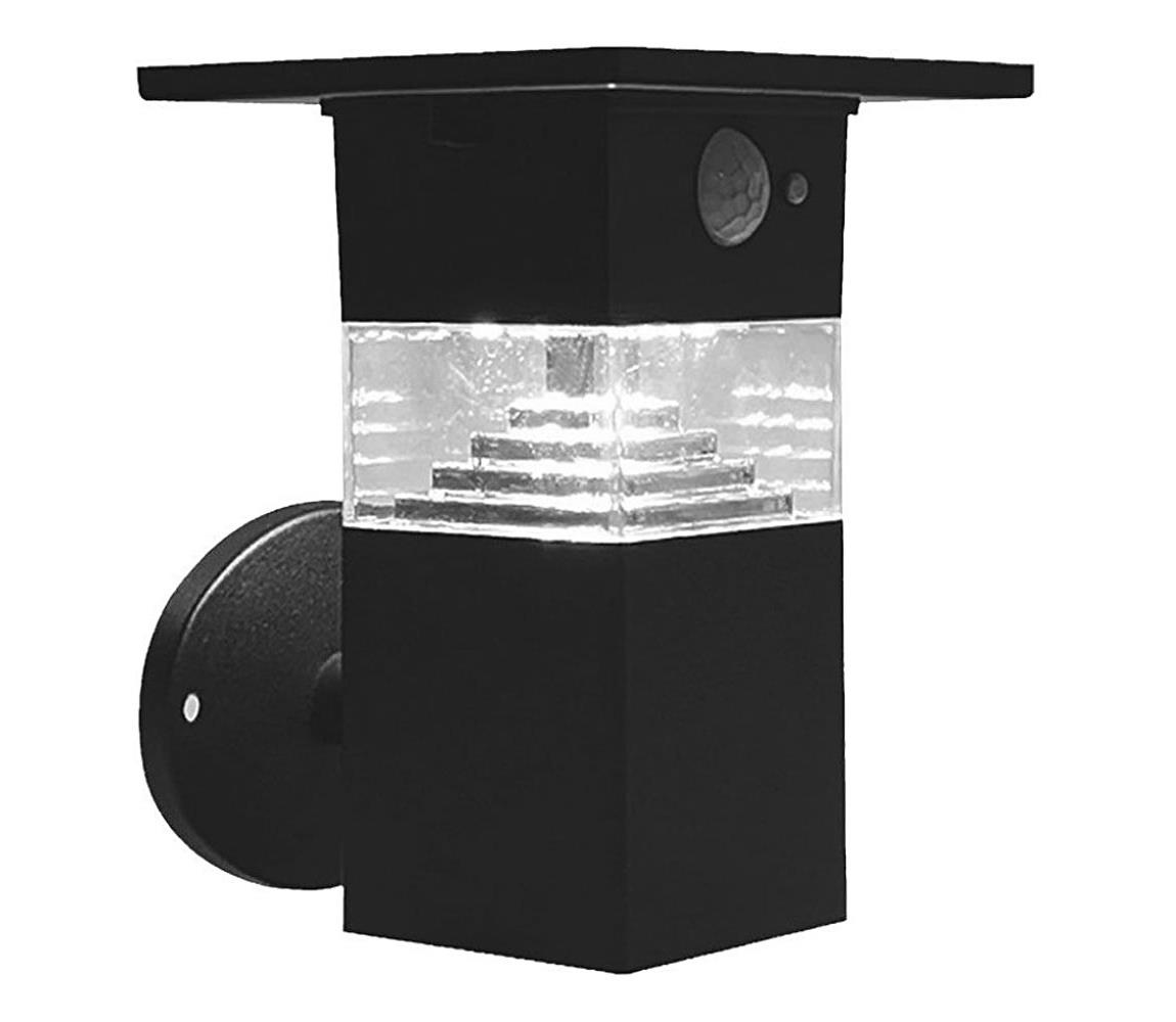 LED Kinkiet solarny z czujnikiem LED/2,5W/3,7V IP54 3000K