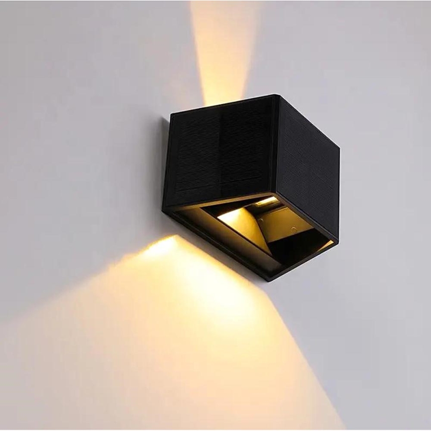 LED Kinkiet solarny z czujnikiem LED/2W/5V IP54 1300 mAh