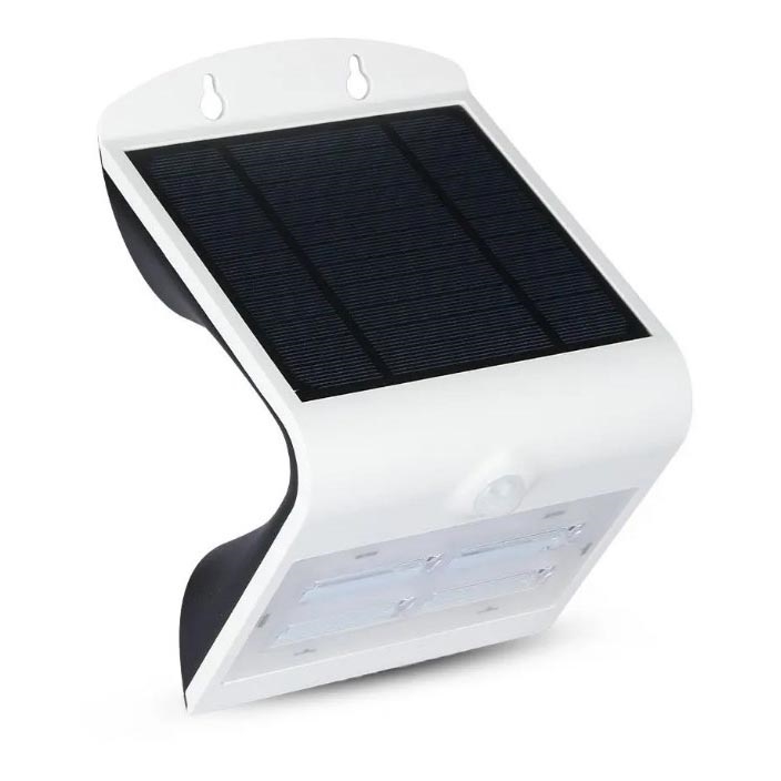 LED Kinkiet solarny z czujnikiem LED/3W/3,7V 3000/4000K IP65 2000 mAh biały
