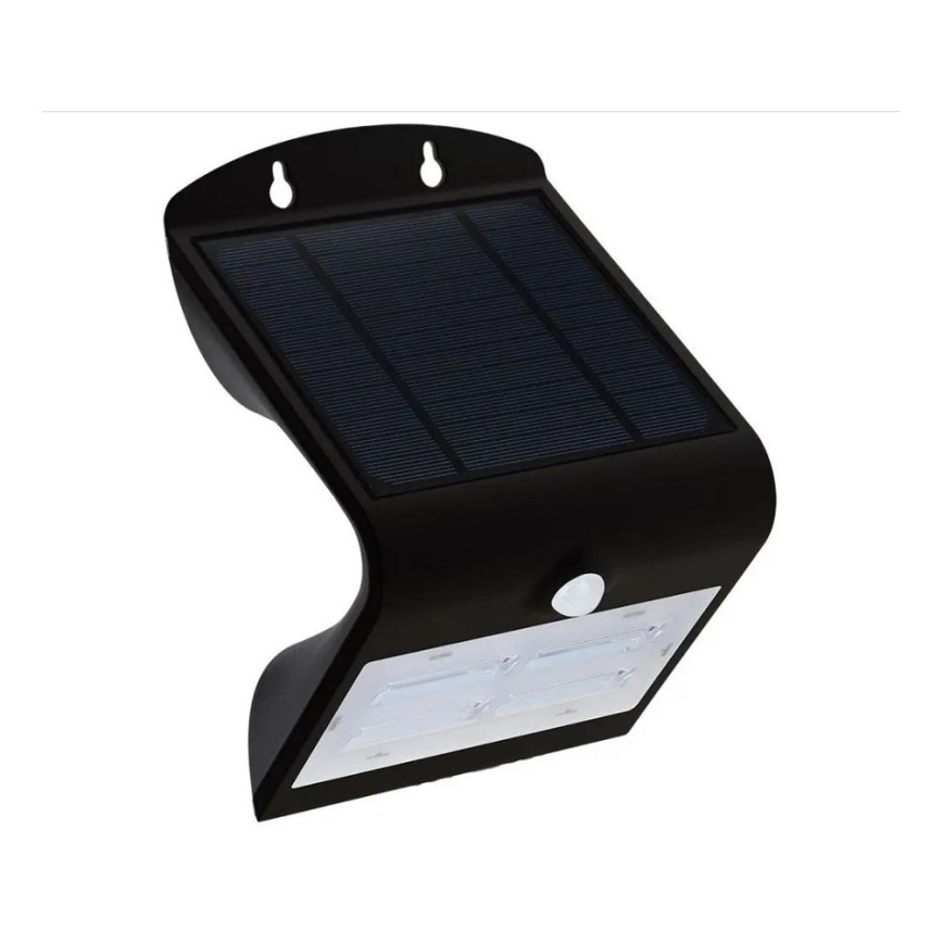 LED Kinkiet solarny z czujnikiem LED/3W/3,7V 3000/4000K IP65 2000 mAh czarny