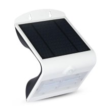 LED Kinkiet solarny z czujnikiem LED/3W/3,7V 3000/4000K IP65 biały