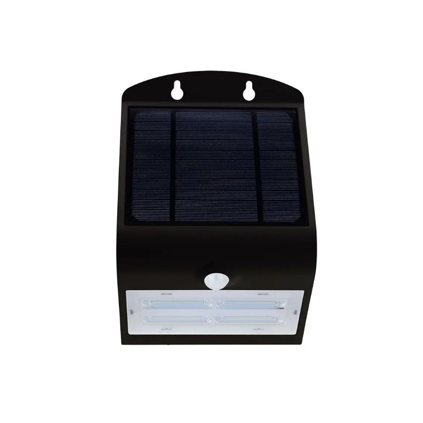 LED Kinkiet solarny z czujnikiem LED/3W/3,7V 3000/4000K IP65 2000 mAh czarny