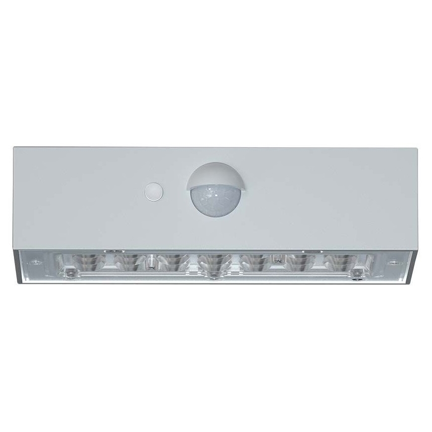 LED Kinkiet solarny z czujnikiem LED/3W/3,7V 3000K/4000K IP65 biały