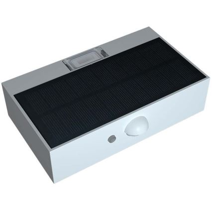 LED Kinkiet solarny z czujnikiem LED/3W/3,7V 3000K/4000K IP65 biały