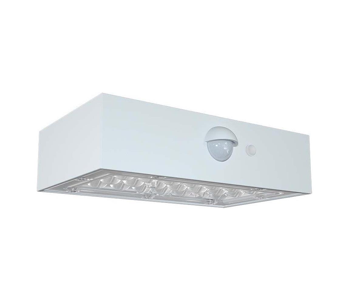 LED Kinkiet solarny z czujnikiem LED/3W/3,7V 3000K/4000K IP65 biały