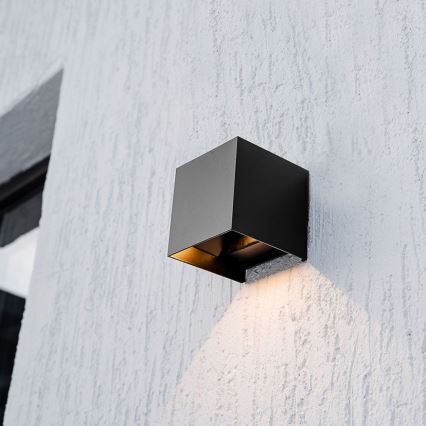 LED Kinkiet solarny z czujnikiem LED/3W/3,7V IP65 4000K 2600 mAh czarny