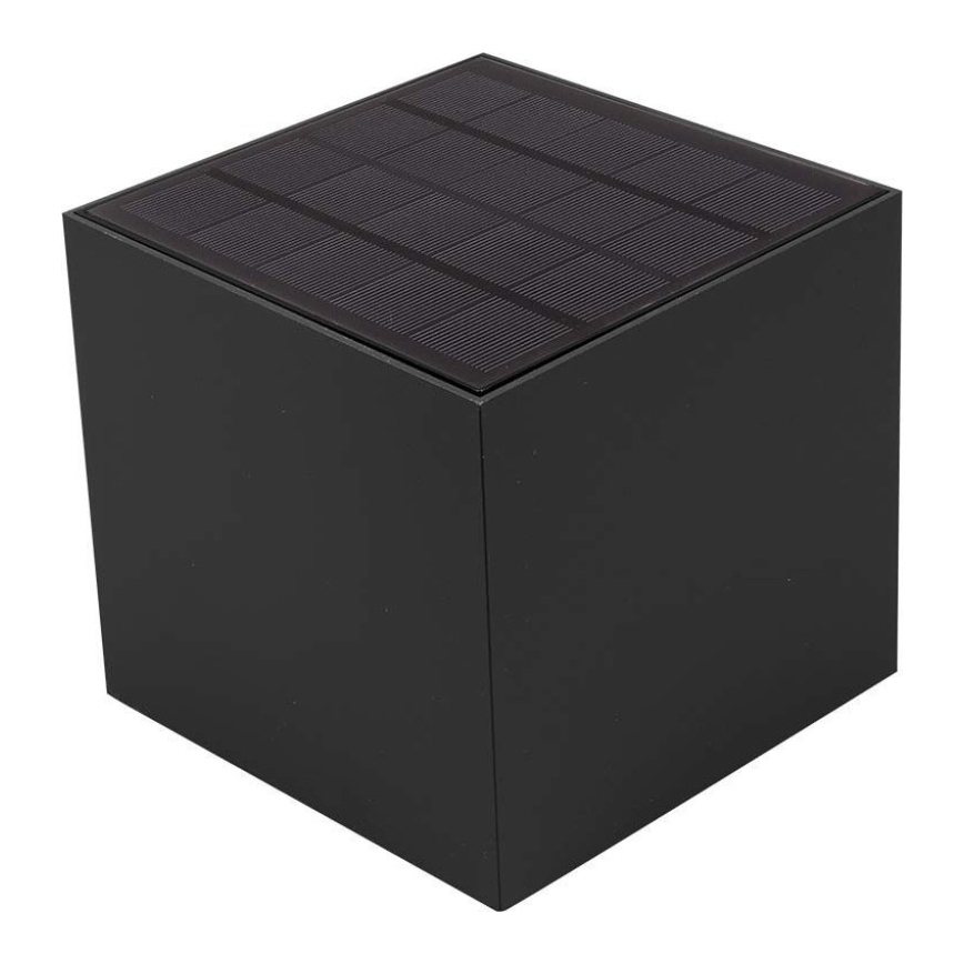 LED Kinkiet solarny z czujnikiem LED/3W/3,7V IP65 4000K 2600 mAh czarny