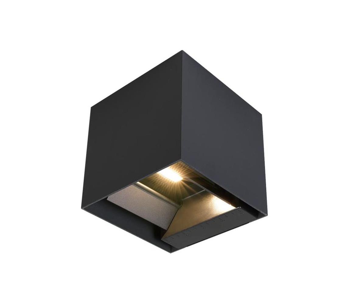 LED Kinkiet solarny z czujnikiem LED/3W/3,7V IP65 4000K czarny
