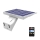 LED Kinkiet solarny z czujnikiem LED/4,2W/3,7V IP65 biały + pilot
