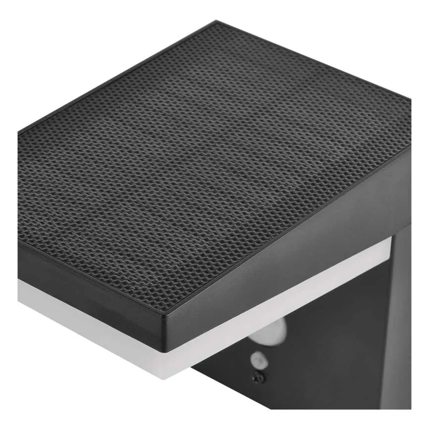 LED Kinkiet solarny z czujnikiem LED/4,4W/3,7V 2200 mAh IP44