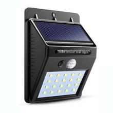 LED Kinkiet solarny z czujnikiem LED/4W/3,7V IP44