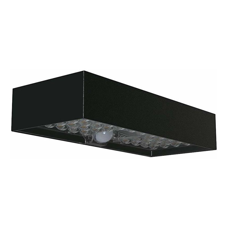 LED Kinkiet solarny z czujnikiem LED/6W/3,7V IP65 4000K 3000 mAh czarny