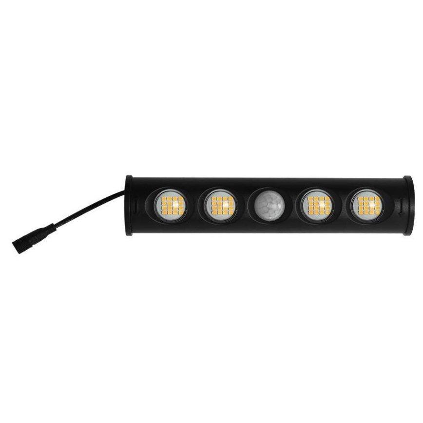 LED Kinkiet solarny z czujnikiem LED/8W/3,7V IP65 3000K 4000 mAh
