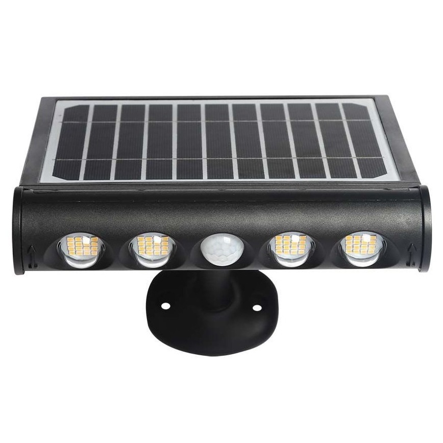 LED Kinkiet solarny z czujnikiem LED/8W/3,7V IP65 3000K 4000 mAh