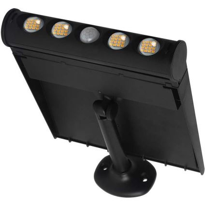 LED Kinkiet solarny z czujnikiem LED/8W/3,7V IP65 4000K 4000 mAh