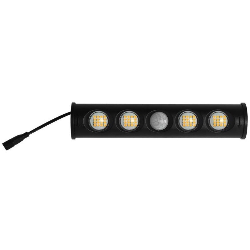 LED Kinkiet solarny z czujnikiem LED/8W/3,7V IP65 4000K 4000 mAh