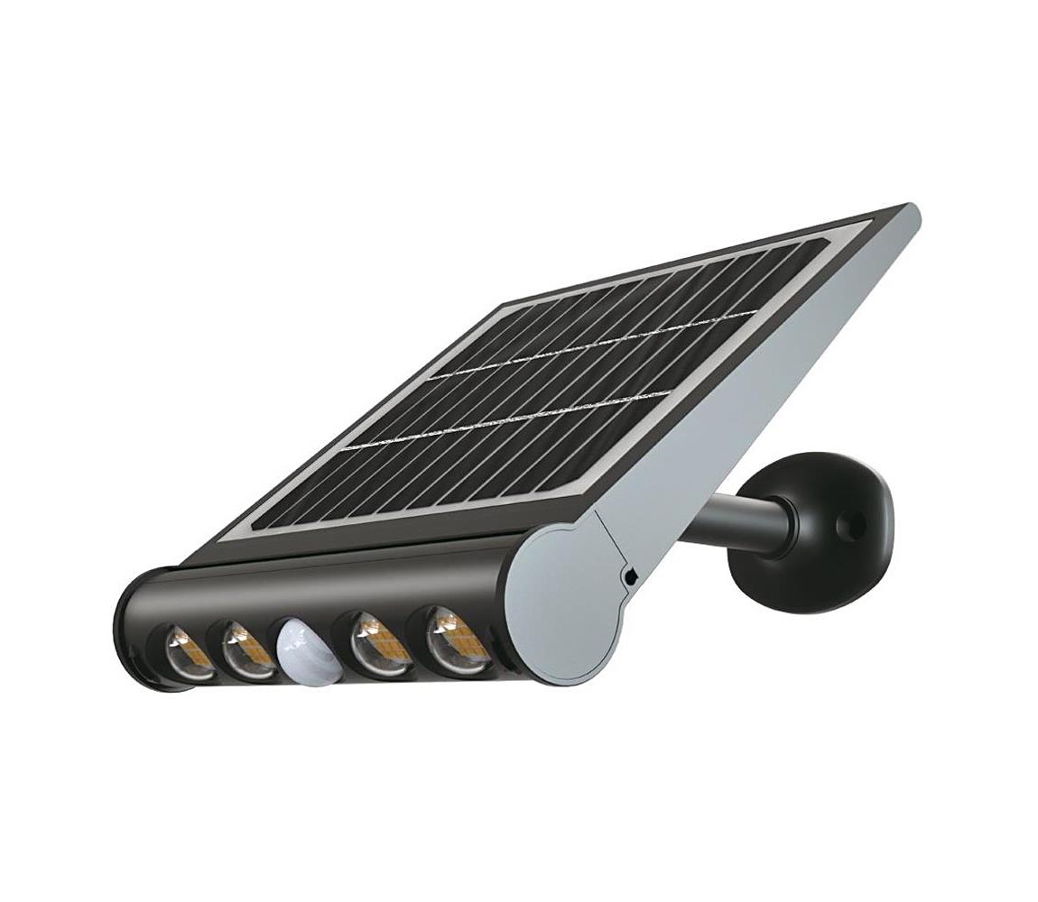 LED Kinkiet solarny z czujnikiem LED/8W/3,7V IP65 4000K