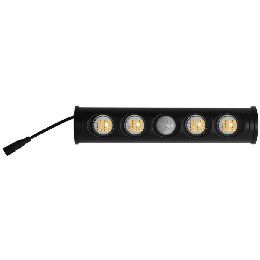 LED Kinkiet solarny z czujnikiem LED/8W/3,7V IP65 6000K 4000 mAh
