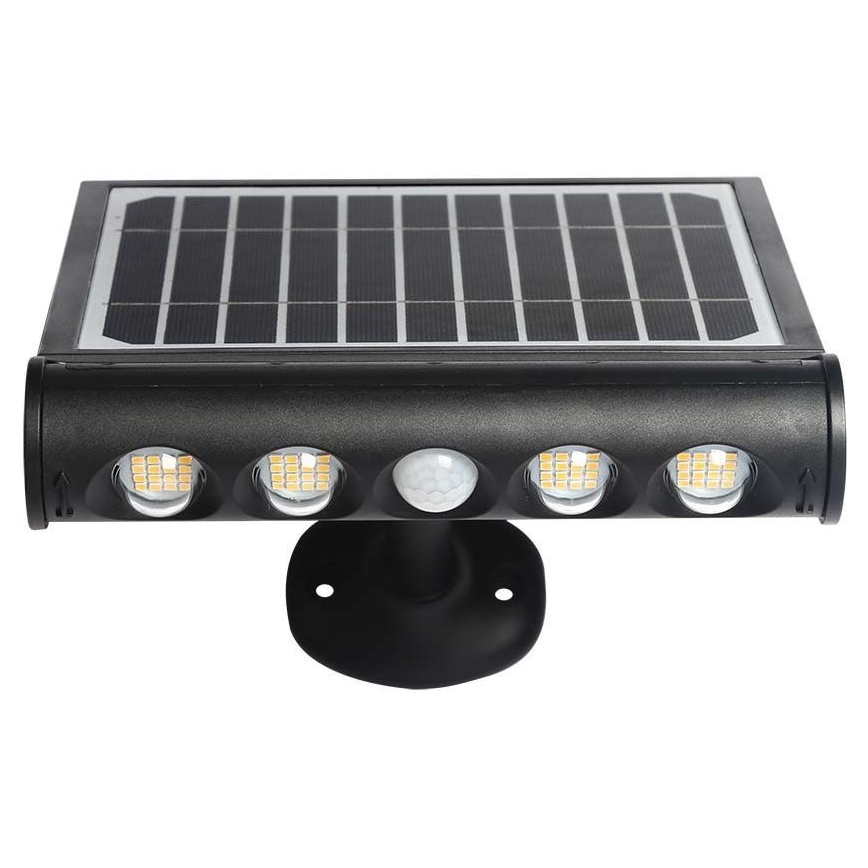 LED Kinkiet solarny z czujnikiem LED/8W/3,7V IP65 6000K 4000 mAh