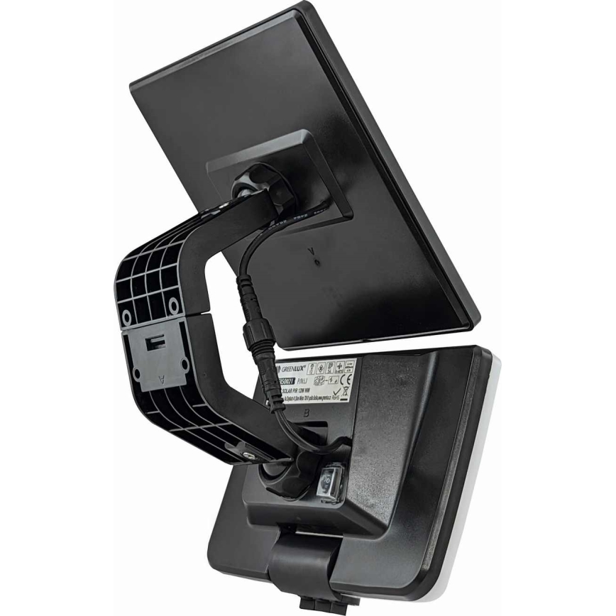 LED Kinkiet solarny z czujnikiem LED/8W IP54