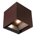 LED Kinkiet solarny z czujnikiem LED/9W/3,7V 3000/4000/5000K 2600 mAh IP65 brązowy