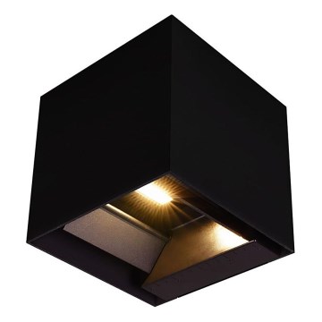 LED Kinkiet solarny z czujnikiem LED/9W/3,7V 3000/4000/5000K 2600 mAh IP65 czarny