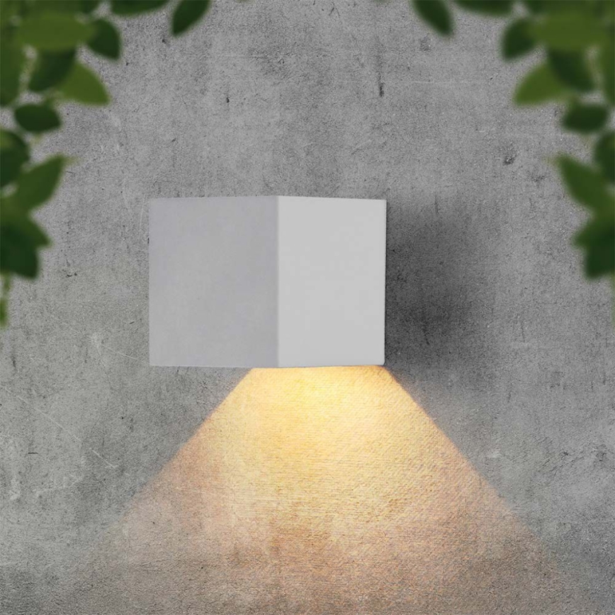 LED Kinkiet solarny z czujnikiem LED/9W/3,7V IP65 3000K 2600 mAh biały