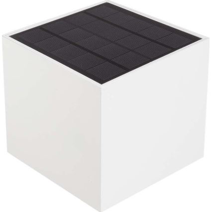 LED Kinkiet solarny z czujnikiem LED/9W/3,7V IP65 3000K 2600 mAh biały