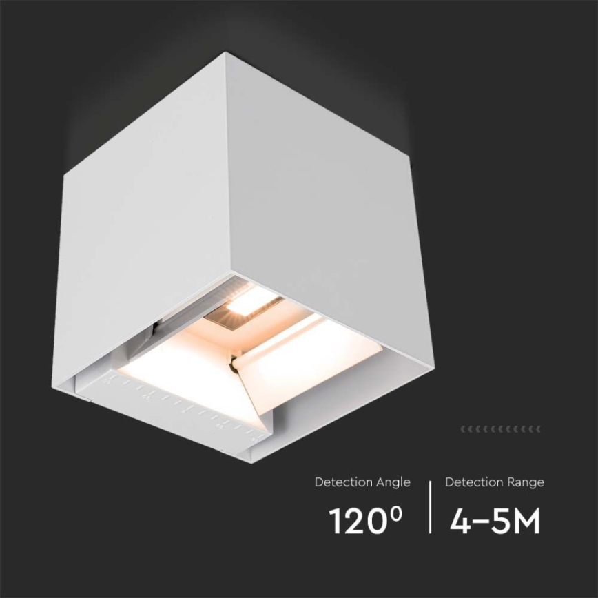 LED Kinkiet solarny z czujnikiem LED/9W/3,7V IP65 3000K 2600 mAh biały