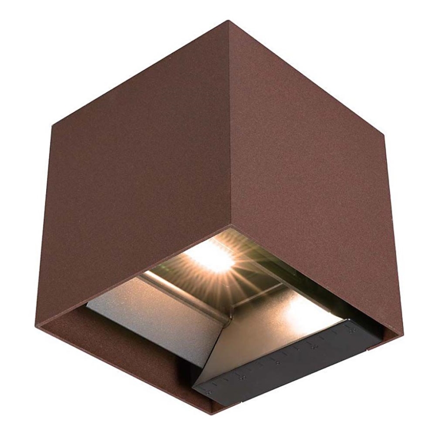 LED Kinkiet solarny z czujnikiem LED/9W/3,7V IP65 3000K brązowy