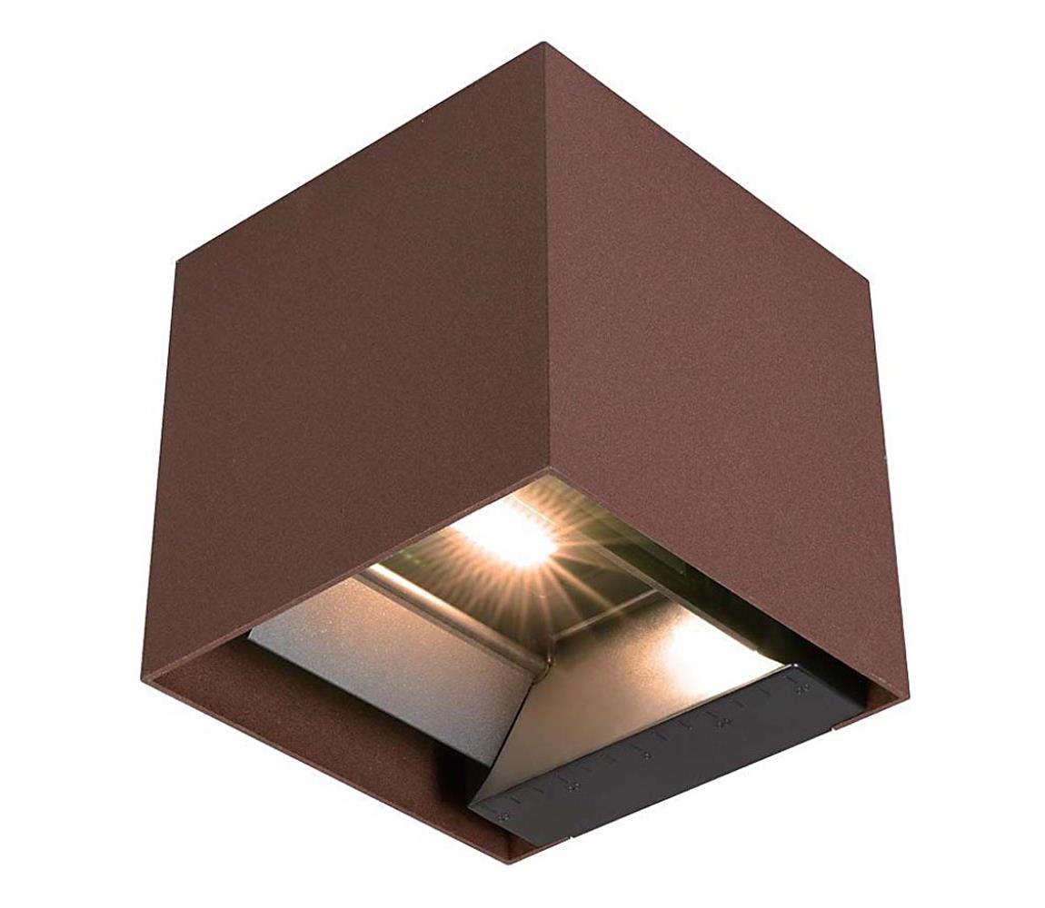 LED Kinkiet solarny z czujnikiem LED/9W/3,7V IP65 3000K brązowy