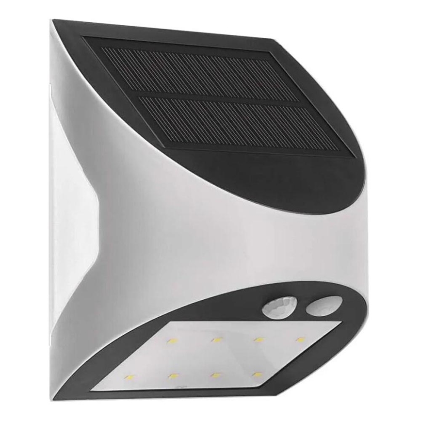 LED Kinkiet solarny z czujnikiem LUMI LED/3,7W 1200mAh IP54 biały