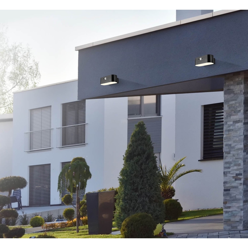 LED Kinkiet solarny z czujnikiem SOLARIS2 LED/2,5W/3,7V 4000K IP44