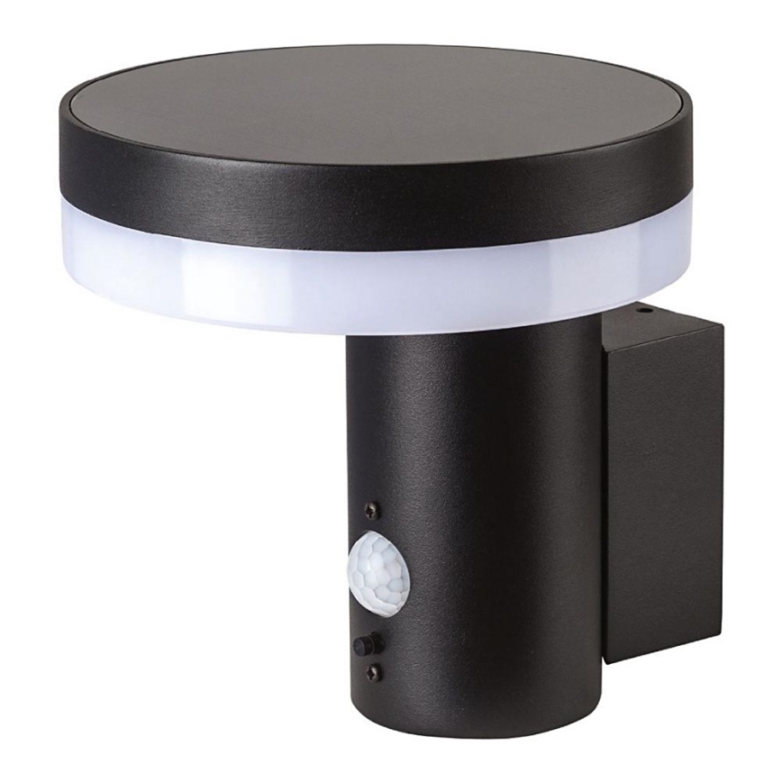 LED Kinkiet solarny z czujnikiem SOLARIS3 LED/5,5W/3,7V 4000K IP44 2600 mAh