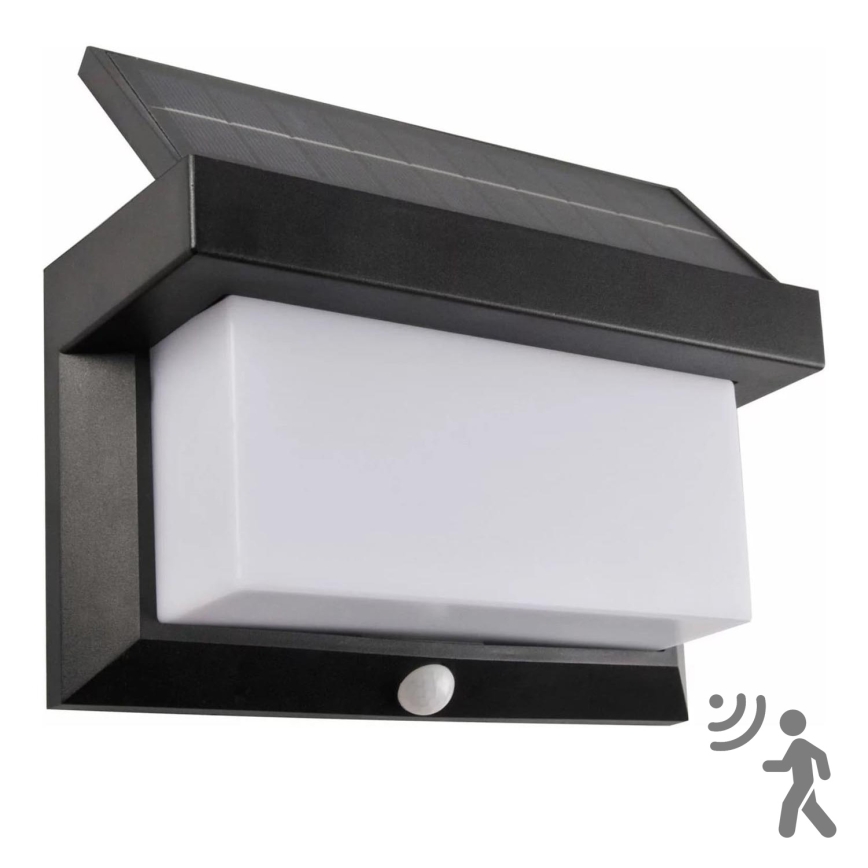 LED Kinkiet solarny z czujnikiem TONY LED/3,7V IP44