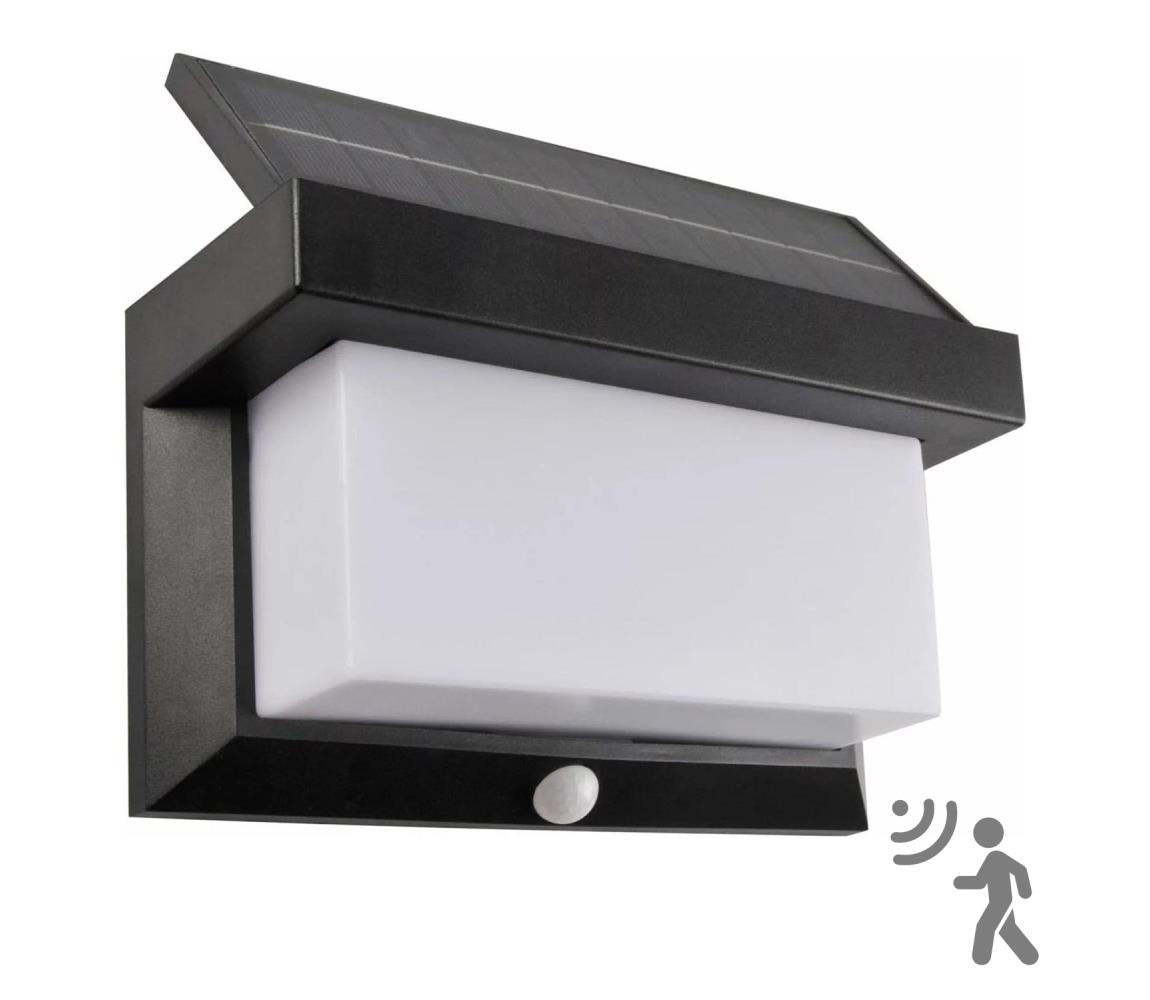LED Kinkiet solarny z czujnikiem TONY LED/3,7V IP44
