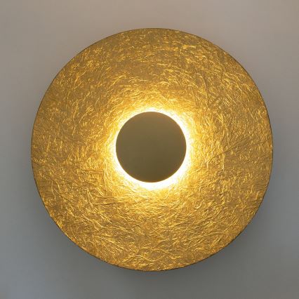 LED Kinkiet SOLE LED/16W/230V śr. 65 cm złoty