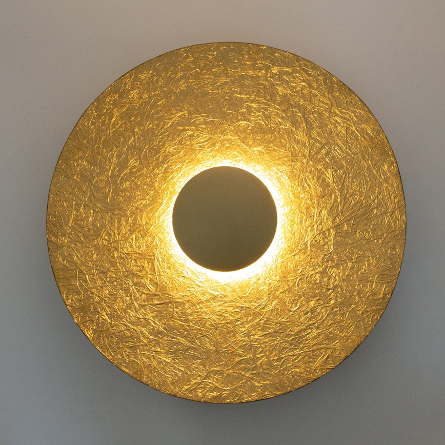 LED Kinkiet SOLE LED/16W/230V śr. 65 cm złoty