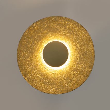 LED Kinkiet SOLE LED/7W/230V śr. 44 cm złoty