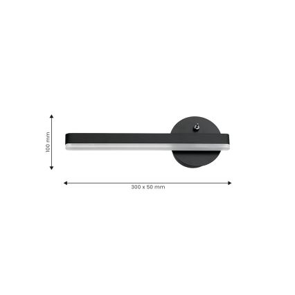 LED Kinkiet SYDNEY LED/6W/230V czarny