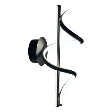 LED Kinkiet TWIST LED/12W/230V czarny