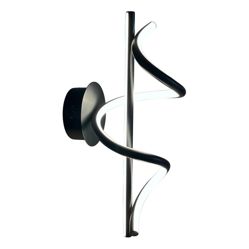 LED Kinkiet TWIST LED/12W/230V czarny