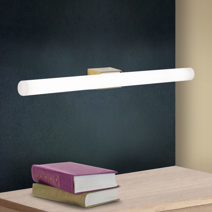 LED Kinkiet VISAGIST 1xS14d/8W/230V mosiądz