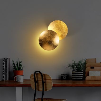 LED Kinkiet YOSMA LED/5W/230V 3000K złoty