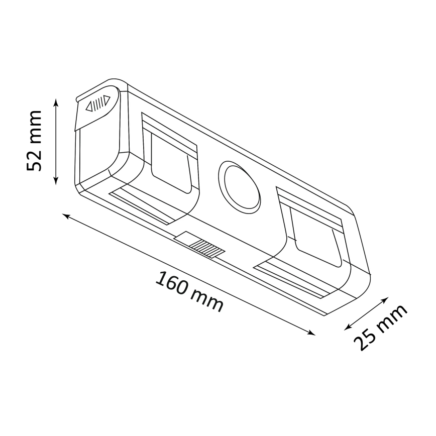 LED Kinkiet z czujnikiem LED/3xAAA/4,5V