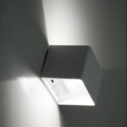LED Ściemn. kinkiet dotykowy z czujnikiem MIRI LED/2,5W/3,7V 3000/4000/6400K 4000 mAh biały