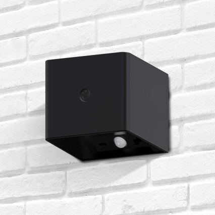 LED ściemnialny naścienne dotykowy lampa z czujnikiem MIRI LED/2,5W/3,7V 3000/4000/6400K 4000 mAh czarny