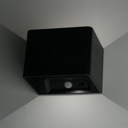 LED ściemnialny naścienne dotykowy lampa z czujnikiem MIRI LED/2,5W/3,7V 3000/4000/6400K 4000 mAh czarny
