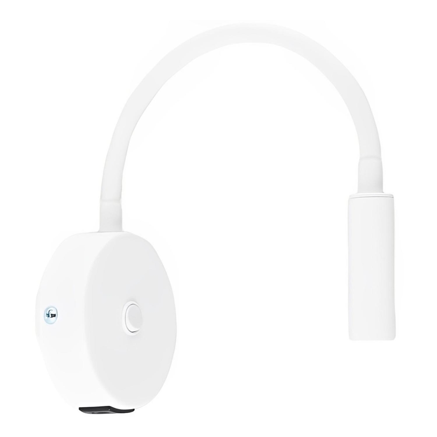 LED Kinkiet z USB port LAGOS 1xG9/3W/5V 4000K biały