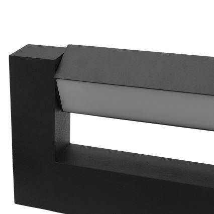 LED Elastyczny Kinkiet zewnętrzny 2xLED/16W/230V IP54 90 cm czarny